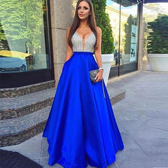 Paillettenkleid mit V-Ausschnitt, Sommerkleid