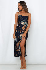 Vacation Floral Cami Maxi A Line Dress