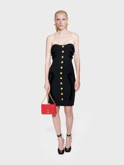 Solid Color Short Slim Tube Top Bandage One Piece