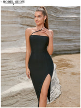 Bandage One Piece Dress Elegant One-Shoulder Tube Top Party Evening Dress Dress