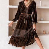 Vestido retro de corte A