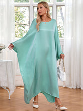 Maxi Dress Batwing Sleeve Loose Robe Turkish Dress Elegant