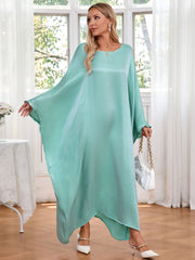 Maxi Dress Batwing Sleeve Loose Robe Turkish Dress Elegant