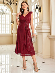 Socialite Sequ Backless Dress Slimming Cocktail Formal