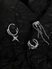 2 Stück Astral Zirkon Ohrklemmen