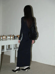 Maxikleid mit 3D-Bodyprint