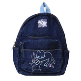 90 s Aesthetic Denim Backpack
