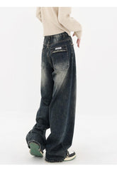 Acubi Wide Leg Dark Jeans