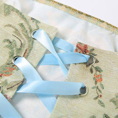 Ästhetisches besticktes Korsettoberteil