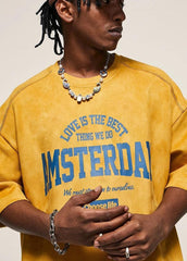 Amsterdam Wildleder-T-Shirt