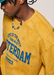 Amsterdam Wildleder-T-Shirt