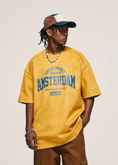 Amsterdam Wildleder-T-Shirt