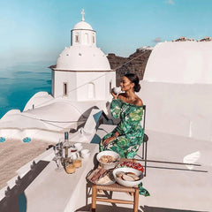 Arrival Dress Floral Print off Shoulder Slim Fit Slimming Office Dress