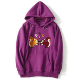 Herbst Eichhörnchen Hoodie