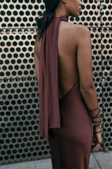 Hanging Collar Silk Texture