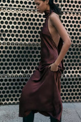 Hanging Collar Silk Texture