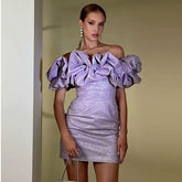 Socialite Slim off Shoulder Shiny Tube Top