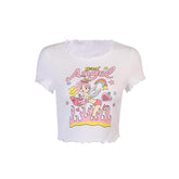 Kurzes Top mit bösem Engel