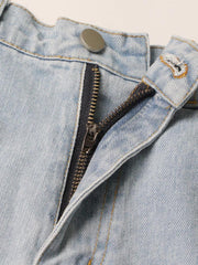 Baddie Jeans mit Cut-Outs und Verzierung