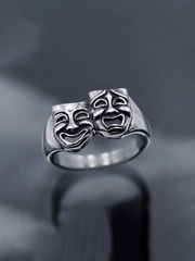 Smile & Cry Punk Ring