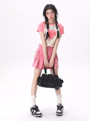 Minifalda cargo de Barbie