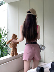 Minifalda vaquera con abertura lateral de Barbie