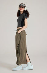 Kurzes Basic-T-Shirt