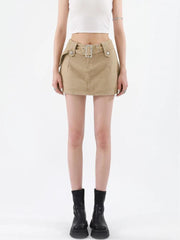 Minifalda vaquera con cinturón