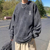 Berserk Bedrucktes Unisex-Sweatshirt im Used-Look