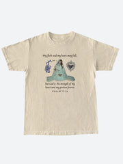 Bibel Psalm 73:26 T-Shirt