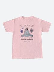 Bibel Psalm 73:26 T-Shirt