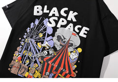 Camiseta negra espacial