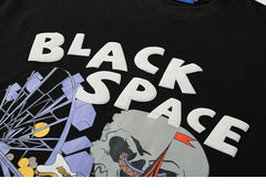 Camiseta negra espacial