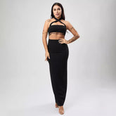 Black Textured Wear A Line