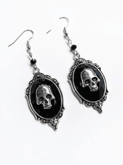 Gothic Punk Skull Decor Earring