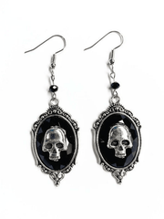 Gothic Punk Skull Decor Earring
