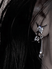 Astral Rhinestone Decor Earrings