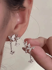 Dainty Strass Butterfly Earrings