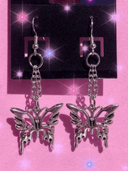 Pendientes de mariposa vintage
