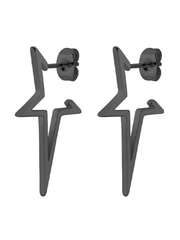 Unregelmäßige, klobige Stern-Tropfenohrringe