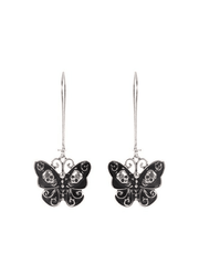 Butterfly Skull Earrings