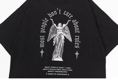 Camiseta con reglas rotas