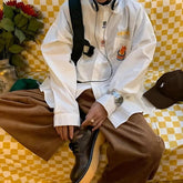 Hemd mit Kuchenbär-Stickerei