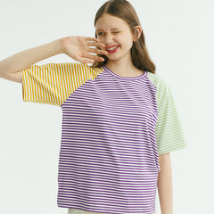 Camiseta de rayas de caramelo