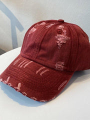 Gorra de béisbol vintage deslavada