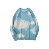 Bewölkter Tag Strickpullover