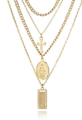 Cross Portrait Necklace