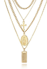 Cross Portrait Necklace