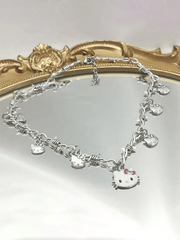 Halskette mit Cartoon-Kätzchen-Anhänger