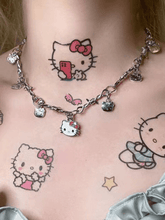 Cartoon Kitten Charm Necklace